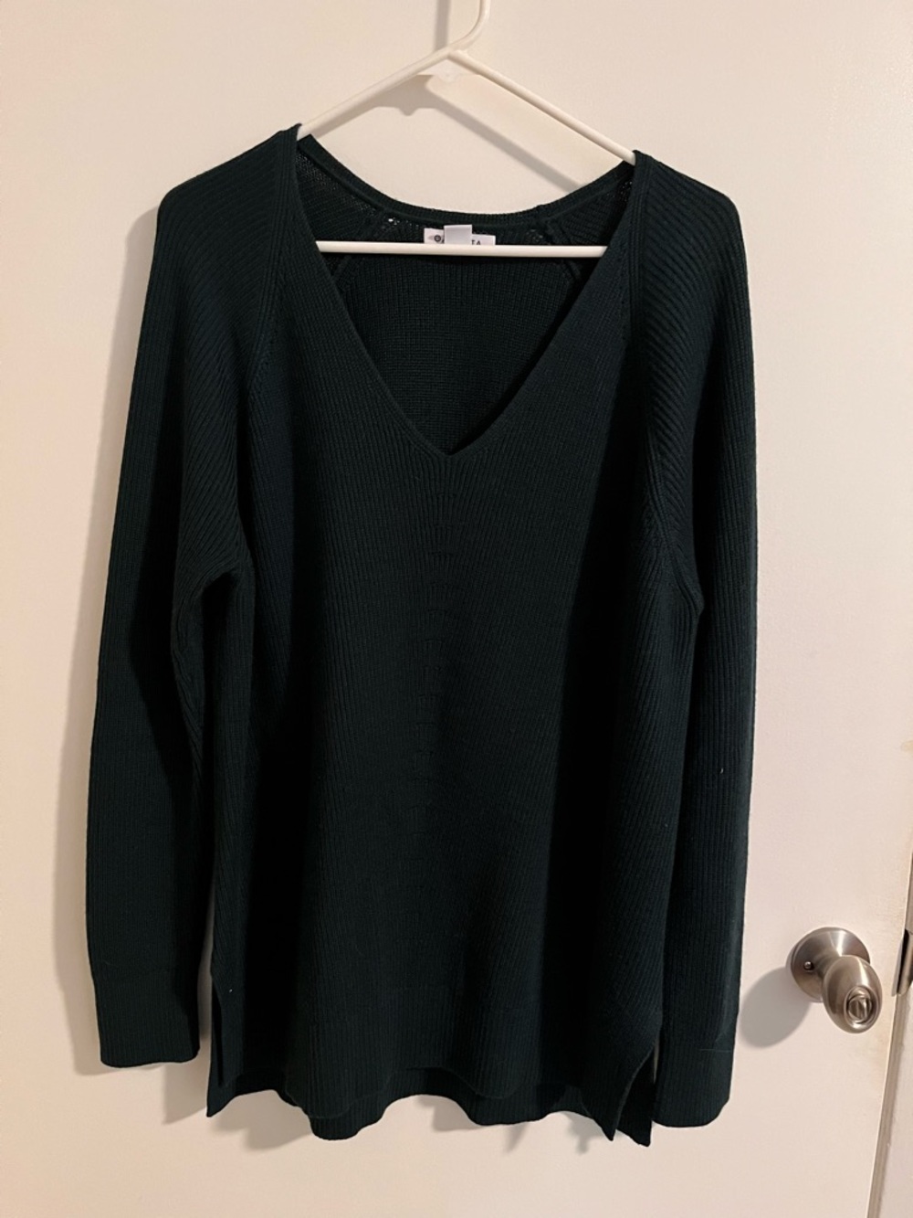 Athleta “Hanover” sweater - teal green